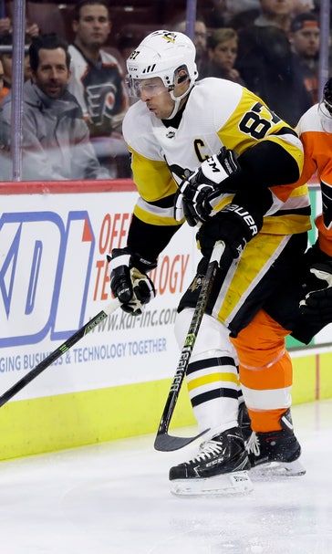 Murray, Crosby lead Penguins past Flyers 4-1